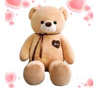 Generico Big Bear - 55-Inch Giant Adorable Doll, Large Stuffed Toy with Plush Design, Kids Accessory for Girls Details, Boys Decor with Fun Feature, Adults Bear for Christmas Birthday Use