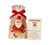 Generico Biglietti Auguri Abbraccio Supporto Per L'Positivo | Ciondolo Babbo Natale Per Ragazzo Ragazza Teen Famiglia Studente Adulto Amico Idea Regalo Calza Viaggio Lavoro Feste