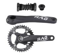 Generico Bike Crankset - Lightweight Narrow Wide Chainring | 170mm Hollow Integrated Chainring 1-Pack 32T Aluminum Alloy for Outdoor Riding, Technology Prevents Chain Derailment,