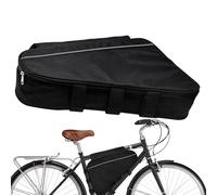 Genérico Bike Frame Storage Bag, Bike Frame Bag, Waterproof Nylon Storage Bags For Bikes | Lightweight Versatile Reusable Pack For Trip Outing Biking