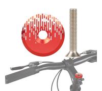 Generico Bike Headset Top Cover - Mountain Bike Headset Stem Cover, Tight Thread Design Fork Tube Ĥeadset Cap for Intense Mountain Cross-Country and Long-Distance Road Riding