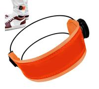 Generico Bike Pants Strap - Reflective Cycling Ankle Bands Adjustable Bicycle Trousers Cuff with Rotary Buckle Safety Leg Straps for Road Bike City Riding Hiking Running