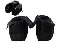 Generico Bike Saddle Bag | 44x32x27 Cm Waterproof Canvas Organizer | Quick And Easy Setup Motorcycle Side Bag, Weatherproof For Motorbike Bicycle Scooter Biking Touring Commuting Travel Road Trip