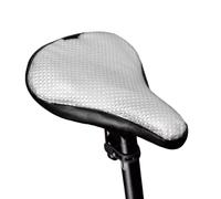 Generico Bike Seat Cushion Cover Saddle Protector, Waterproof Sun Shield, 26x22cm/10.24x8.66 Inches Anti-Slip Design for Outdoor Cycling Mountain Biking Touring Commuting Double-Sided Aluminum Foil