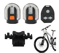 Generico Bike Tail Light - 7 Inch | USB Rechargeable Bicycle Rear Light - Turn Signals Horn Indicator LED Safety Lighst for Cycling Night Riding Urban Road Use