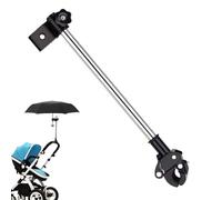 Generico Bike Umbrella Holder, Adjustable Stroller Stand, No-Drill Attachment Mount, Flexible And Sturdy Design, Ideal for Husband, Friends, Family, Women, Boys, Girls, Daughter, 0.75-1.57 Inches