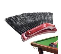 Generico Billiard Brushes Set, Ergonomic Wooden Handle Tool, Soft Bristle Cleaner, Professional Pool Table Accessory for Dust Removal, Precise Maintenance, Deep Cleaning, Home Game Room, Bar, Pub