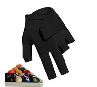 Generico Billiard Glove - Breathable Three-Finger Mitten, Elastic Fit | Pool Cue Sports Glove For Bowling Players Women Men Teens Home Club Practice Training Competition