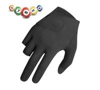 Generico Billiard Gloves - Elastic 3 Fingers Magnetic Show Gloves For Billiard | Consistent Grip Breathable Ergonomic Accessories For Professional Men Snookers Players Adults Sports Home Outdoor
