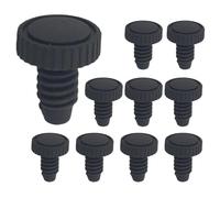 Generico Billiard Plug Pads, Cue Tail Sleeves, Soft Rubber Protective Caps, Lightweight Dustproof Design, for Husband Beginner Boyfriend Lover Family Friends Use, 10 Pieces, 0.85x0.68 Inches
