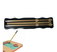 Generico Billiard Score Board, Wooden Result Keeper, Counter, Easy Read Reusable Game Scoreboard for 2 Player Billiards Football Pool Game Room Bar Sports Accessory Use Durable