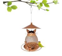 Generico Bird Baitware Feeder - Creative Cat Design Feeding Station, Anti Squirrel Leak Resistant Seed & Holder, Weatherproof Outdoor Accessory | Garden Wildlife Attraction, Patio Hanging Feeder