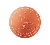 Generico Bird Bath Copper Disk - 1 Pure Copper Birds Baths Purification Cleaner Disks | Birdbath Feeder Accessories Water Fountain all-Season Purifier for Park Yard Nature Exhibits