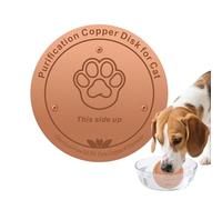 Generico Bird Bath Copper Disk - Bird Bath Coppers Disc | Dog Water Bowl Purification Plate | Birds Baths Cleaner Copper Disc for Backyard Garden Apartment Indoor Outdoor Home Patio