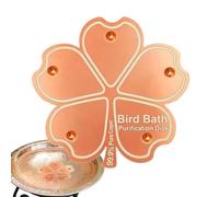 Generico Bird Bath Copper Disk - Flower Design Purification Plate Outdoor Bird Bath Bowl 30cm | Weatherproof Copper Panel Water Cleaning Anti Algae Garden Decor | Durable Rust Resistant