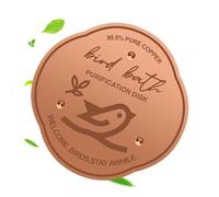 Generico Bird Bath Disk | 0.6MM Thick Water Purifier Cleaning Tray - Physical Safe Bird Bath Purification Disc | for Hummingbird, Pond, Backyard, Habitat, Landscape, Public Park, Patio