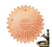 Generico Bird Bath Purification Copper | Weatherproof Physical Safe Panel | Bird Bath Maintenance Copper | for Homeowners Gardeners Outdoor Enthusiasts Backyard Courtyard