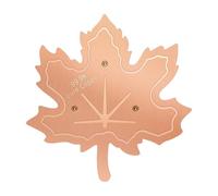 Generico Bird Bath Purification Disc - Water Cleaning Tray, Pond Plate, Metal Maple Leaf Bath Disk with Triple Point Support, Garden Water Feature Algae Control, Backyard Park Decor for Birds Wedding