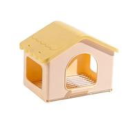 Genérico Bird Bed For Cage - Small 3-Sided Nest Box | Pet Bird Bed with Pad, Parakeet Nesting Box For Indoor Cage, Aviary, Breeding, Sleeping, Perching, Hiding, Resting, Feeding, Decorative Use