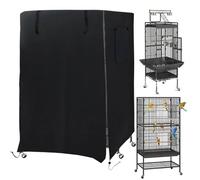 Generico Bird Cage Cover Waterproof Nighttime Parrot Enclosure Cover Light Blocking Cages Covers for Small Animals Cockatiels Parakeets Finches Protects from Drafts Indoor Outdoor Aviary