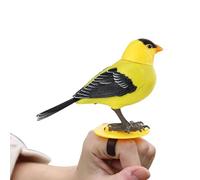 Generico Bird, Electronic Animal Pet, Realistic Talking Figure, Battery Powered Design, Speech Mimicking Functionality, Desktop Decoration, Mini Green Creature for Party Favors Room