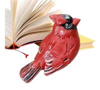 Generico Bird Figurines, Red Resin Art Decorations Statue, 5x4 Inch Figurine with Vibrant Finish, Outdoor Garden Bird Decor, Home Accessory with Artistic Style, Yard Tool for Bathroom Kitchen