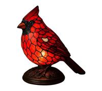 Generico Bird Night Light -,Decorative Resin Battery Operated Lighting Bird Cordless Table Lamps | Glass Birds Lamp for Christmas Birthday New Year Animal Lover Bedroom Office Study Dorm