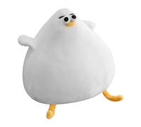 Generico Bird Stuffed Animal, Cartoon Bird Plush Pillow, Portable Big-Eyed Cushion, Compact Soft Toy Doll, Cuddly Companion for Boys, Girls Bedroom, Livingroom, Decoration, Sofa and Bed, White