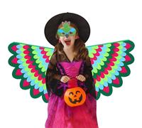 Generico Bird Wing Costume Children - Dress Crooplass Color Group | pieghevoli di angelo leggero per carnevale, Halloween, apparizioni sul palcoscenico e per costumi da gioco di ruolo