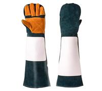 Generico Bite Resistant Gloves,Leather Suitable For Reusing Multipurpose Pet Grooming Glovves | Easy To Work Bite Proof Animal Gloves For Cat Dog Bird Falcon Livestock Snake, Cat Bath Tool