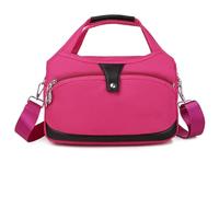 Generico Blaciokamith Soft Side Lightweight Underseat Tote Bag, Multi-Pocket Waterproof Anti-Theft, Simple Waterproof Crossbody (rose red)