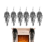 Generico Black Artificial Vines - Halloween Hanging Decor | Faux Leaves