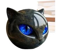 Generico Black Cat Figurine, Small Kitten Sculpture Collectible, Cute Keepsake, Desktop Decor, Halloween Display, Bookshelf Accent, Bedroom Or Dashboard Ornament, 3.15 X 3.15 In
