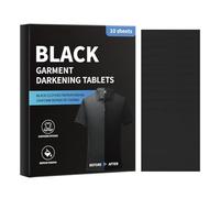 Genérico Black Clothing Color Restorer | Color Grabber Laundry Sheets | 10 Count Fabric Guard | Laundry Dye Sheets Darkening Black For Quilt Cover, Bed Sheet, Pant, Coat, Sofa Cover, Blanket