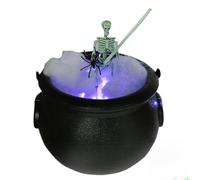 Generico Black Witch Cauldron - del Calderone | Halloween Cauldron | Decorazioni per Il Cortile con Scheletro E Luci | Witchh Bowll, Oggetti di Scena Spettrali per Camera da Letto da Letto da