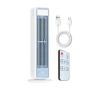 Generico Bladeless Fan | 5-speed Touch Control Rechargeable 3600mah