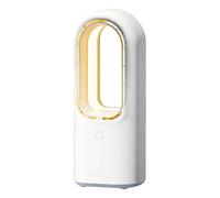 Generico Bladeless Fan s | 5 Speeds Quiet Usb Rechargeable LED Night Light