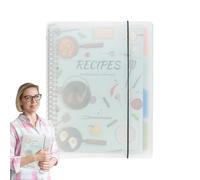 Generico Blank Recipe Journal Notebook, Hardcover A4 Cooking Journals to Write Your Own Recipes, Personal Book with 160 Pages for Exclusive Formula, Ideal for Chefs and Home Cooks
