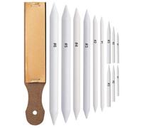 Generico Blending Stumps, 12 Piece Paper Blending Stumps with Sandpaper Set