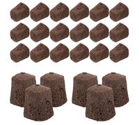 Generico Blocchi di Torba di Cocco per Avviamento Piante 30 Pezzi, Substrato Idroponico per Coltivazione Senza Terra, Terriccio Sostenibile per Ortaggi, Fiori e Frutta, Accessori