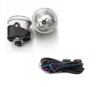 Generico Blocchi luci antinebbia Luce Nebbia Per Chrysler 300C LX 2004-2012 Faro Alogeno Lampada Auto Cablaggio Interruttore Kit Parti Fendinebbia Anteriore(Fog lights and wire)