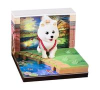 Generico Blocco Note 3D | Agenda Memo Artistica 2026 | Scultura Cane Carta Scrittura per Ufficio Casa Studio Decorazione Regalo Adulti