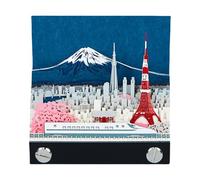 Genérico Blocco note 3D - Arte smontabile di carta montagna, blocco note artistico | Per San Ufficio Decorazione della casa Natale Adulto Studente Bambino Vacanze Studio Scrittura