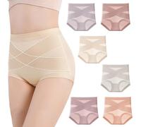 Generico Bloom Pink Underwear Leak Proof, Leak Proof Tummy Control Panties, Ultimate Comfort Leakproof And Shaping Panties for Women (6Pcs-A,XXL)