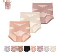 Generico Bloom Pink Underwear Leak Proof Tummy Control Panties, Ultimate Comfort Leakproof And Shaping Panties for Women (3*E,4XL)