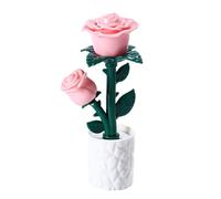 Generico Blooms Aura Light - Ambient Floral Lamp | Freesia Rose Display with Gentle LED Radiance & Compact Nightstand Feature for Home Bedside Living Room Christmas Birthday