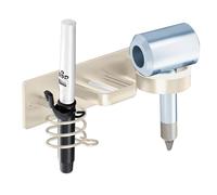 Generico Blow Dryer Holder | Hair Tool Organizer Rack | Vertical Storage Hanger for Hair Dryer Curling Iron Straightener | Space Saving Wall Mount Holder for Bathroom Cabinet Dorm Apartment Hotel Use