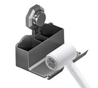 Generico Blow Dryer Holder, No Drilling Hair Dryer Rack, 6.1x4.92in Straightener Stand, Hairdressing Tool Accessories, Ideal for Spa Storage Solution And Hotel Bathrooms