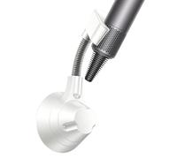 Generico Blow Dryer Holder - Wall Mounted Rack, Suction Cup Bracket | Hands Free Styling Tool Organizer Professional Rotating Heavy Duty Bathroom Accessory with Cord Management for Salon Results