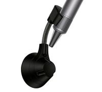 Generico Blow Dryer Holder - Wall Mounted Rack, Suction Cup Bracket | Hands Free Styling Tool Organizer Professional Rotating Heavy Duty Bathroom Accessory with Cord Management for Salon Results